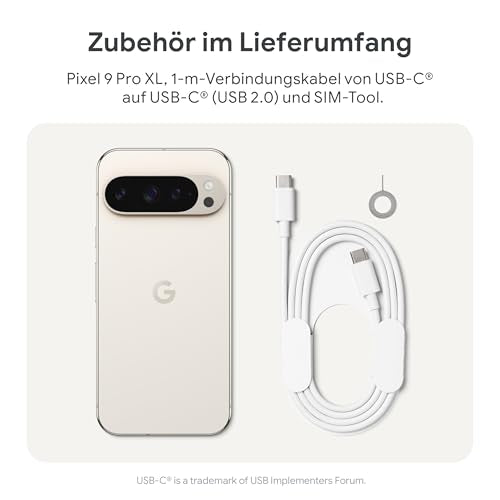 Google Pixel 9 Pro XL (128GB) with Gemini SIM-free, triple rear camera system, AI technology