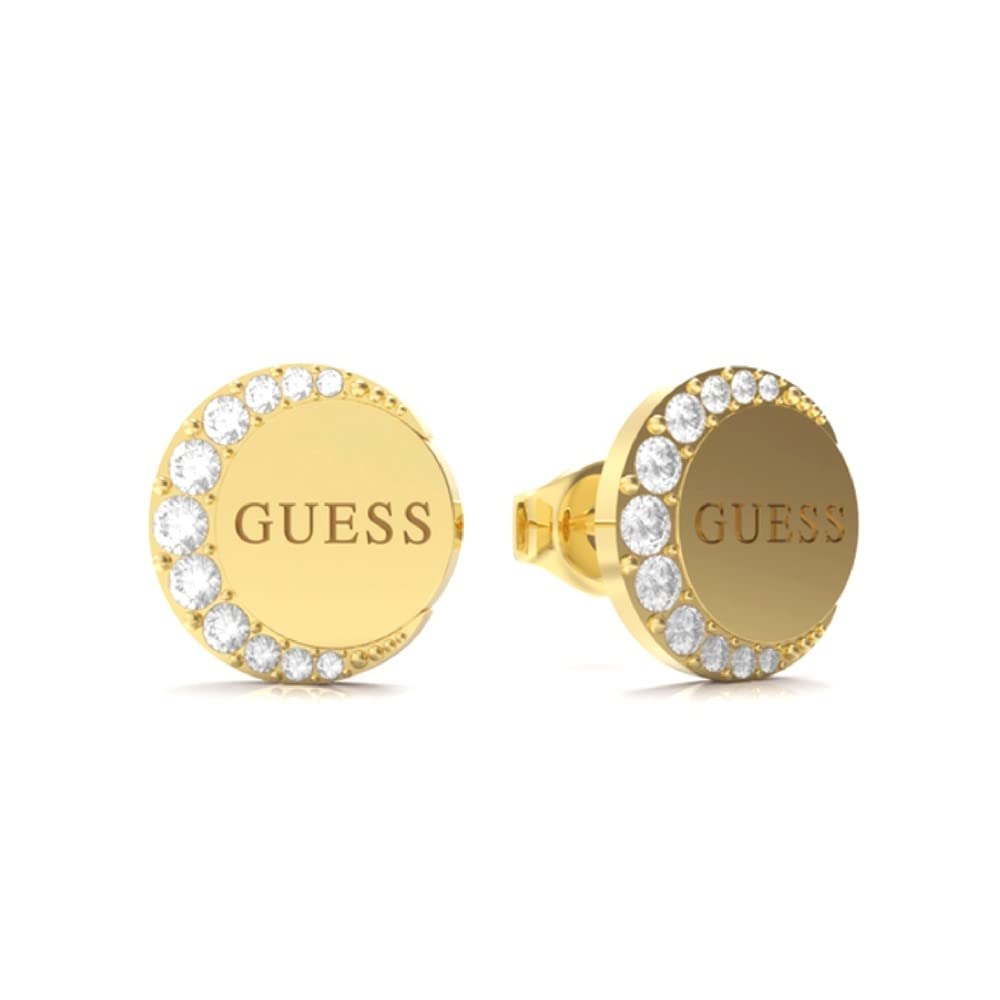 GUESS 'JEWELLERY MOON PHASES' Edelstahl Ohrringe für Damen in Farbe: Gold