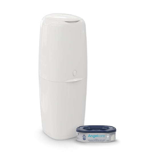 Angelcare Windeleimer Classic XL - Weiß - Geruchssicher & umweltschonend