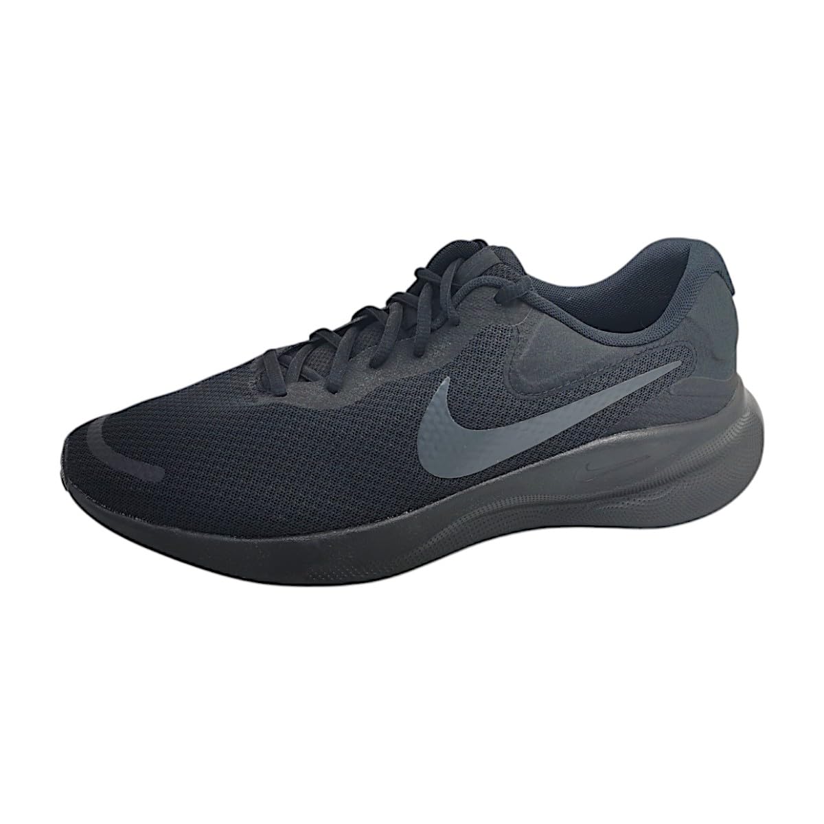 Nike Revolution 7 Men's Sneaker - Black Off Noir: Flyknit material