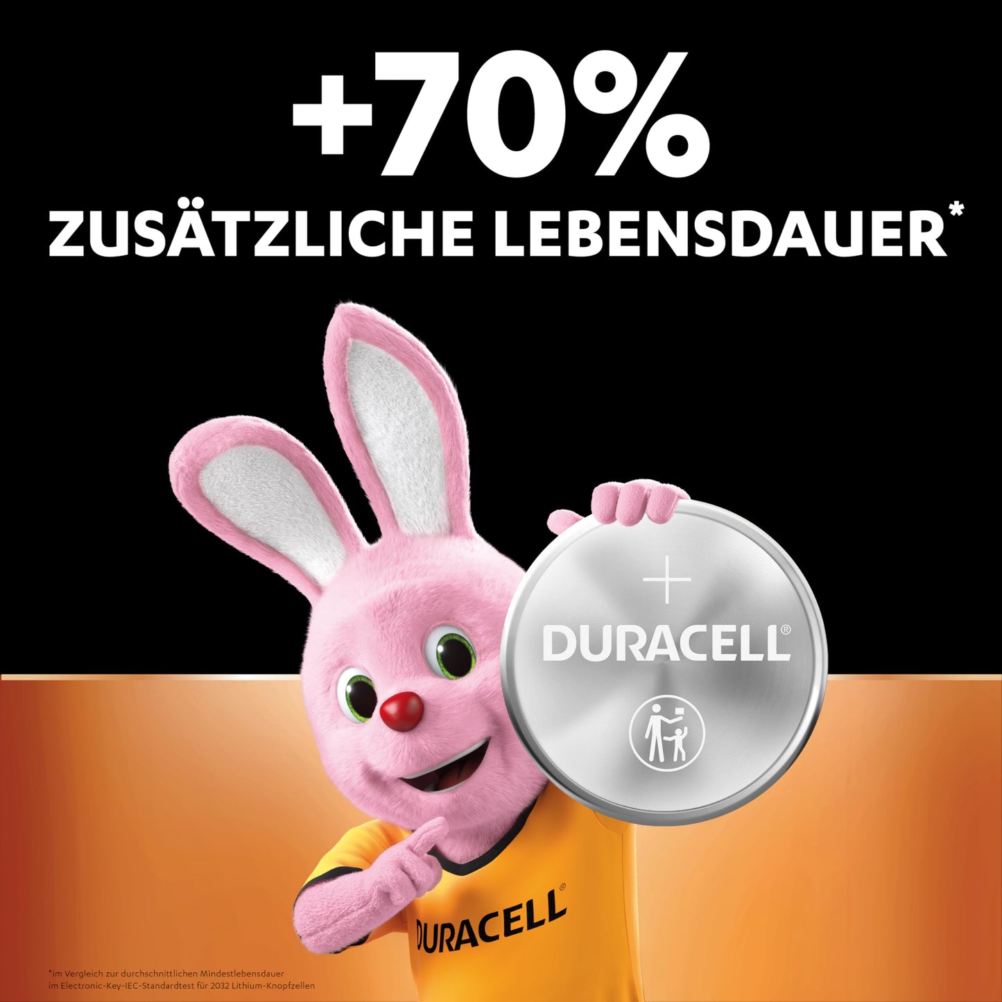 Duracell (CR2032) lithium button cells 3V (4 pieces), ideal for e.g. car keys