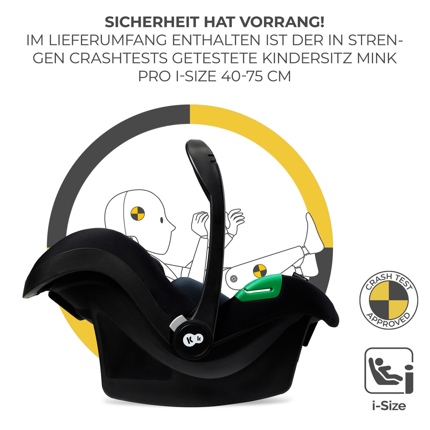 Kinderkraft ESME 3-in-1 Multifunktionskinderwagen: Babywanne, Sportwagen, Maxi-Cosi