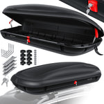 KESSER® Universal Car Roof Box: Car Roof Box including Accessories | Lockable with Carbon Look (320L)