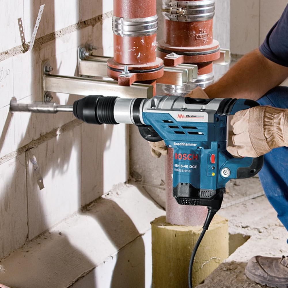 Bosch Professional hammer drill (GBH 5-40 DCE) including additional handle + trade offer: SDS Max