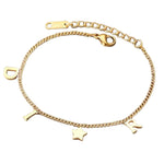 Vintage Edelstahl Luxus Sternanhänger Armband für Damen | Schmuck, Geschenk