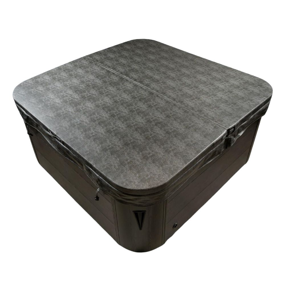 Outdoor whirlpool 'Torina Ocean Blue' for 5 people: With powerful massage & LED color light therapy
