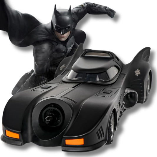 Batmobile 1989 (1:18) Cast Modell in Schwarz | Spielzeugauto für Kinder & Erwachsene