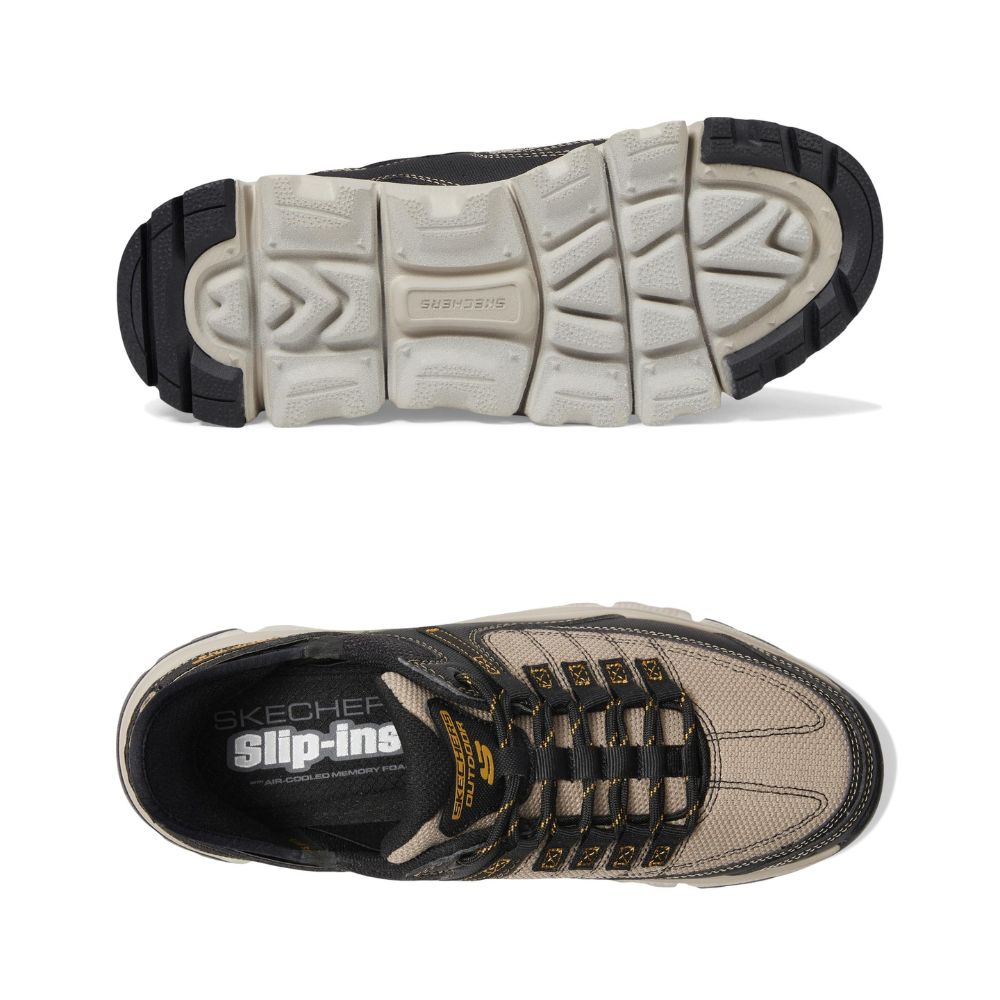 Skechers 'Summits AT Upper Draft' Slip-Ins Men's Sneaker (Synthetic Mesh-Black Trim)