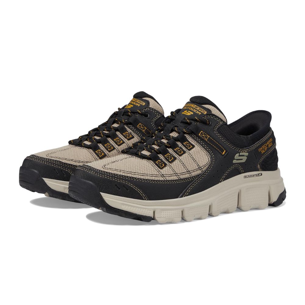 Skechers 'Summits AT Upper Draft' Slip-Ins Men's Sneaker (Synthetic Mesh-Black Trim)