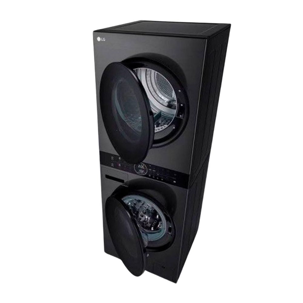 LG (WT1210BBF) Washtower: Washing Machine - 12 kg & Dryer - 10 kg | Single Panel, WiFi, Black