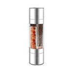 2-in-1 Salt, Pepper and Spice Mill made of Stainless Steel | Adjustable Ceramic Grinder