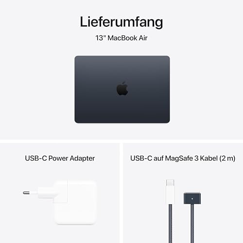 Apple MacBook Air 13" (2025) - M4 Chip | 16GB RAM | 256GB SSD (Midnight)