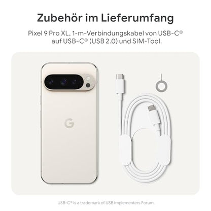 Google Pixel 9 Pro XL (128GB) with Gemini SIM-free, triple rear camera system, AI technology