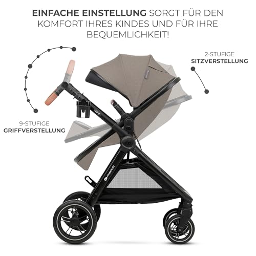 Kinderkraft ESME 3-in-1 multifunctional stroller: carrycot, stroller, Maxi-Cosi