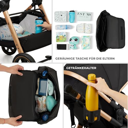 Kinderkraft ESME 3-in-1 multifunctional stroller: carrycot, stroller, Maxi-Cosi