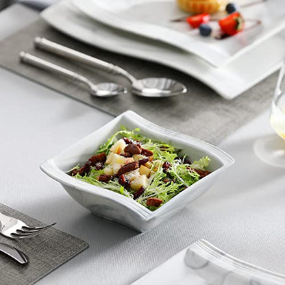 MALACASA 'Series Flora' (26-piece porcelain dinnerware set): dinner service plate set