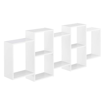 [en.casa] Wall shelf 'Jessheim' with 7 shelves: Stylish storage space for every room