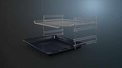Siemens (HB113FBS1) iQ100 built-in oven, 60 x 60 cm | 3D hot air, LED display
