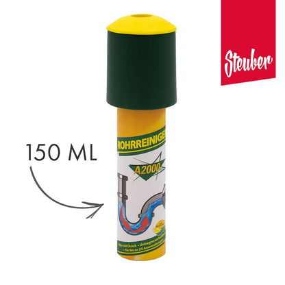purclean Drain Cleaner A2000 with 150ml | Remove blockages in seconds