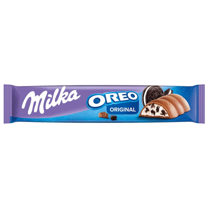 Milka Chocolate Bar Milka &amp; OREO (36 x 37g) with Oreo biscuit pieces in milk cream