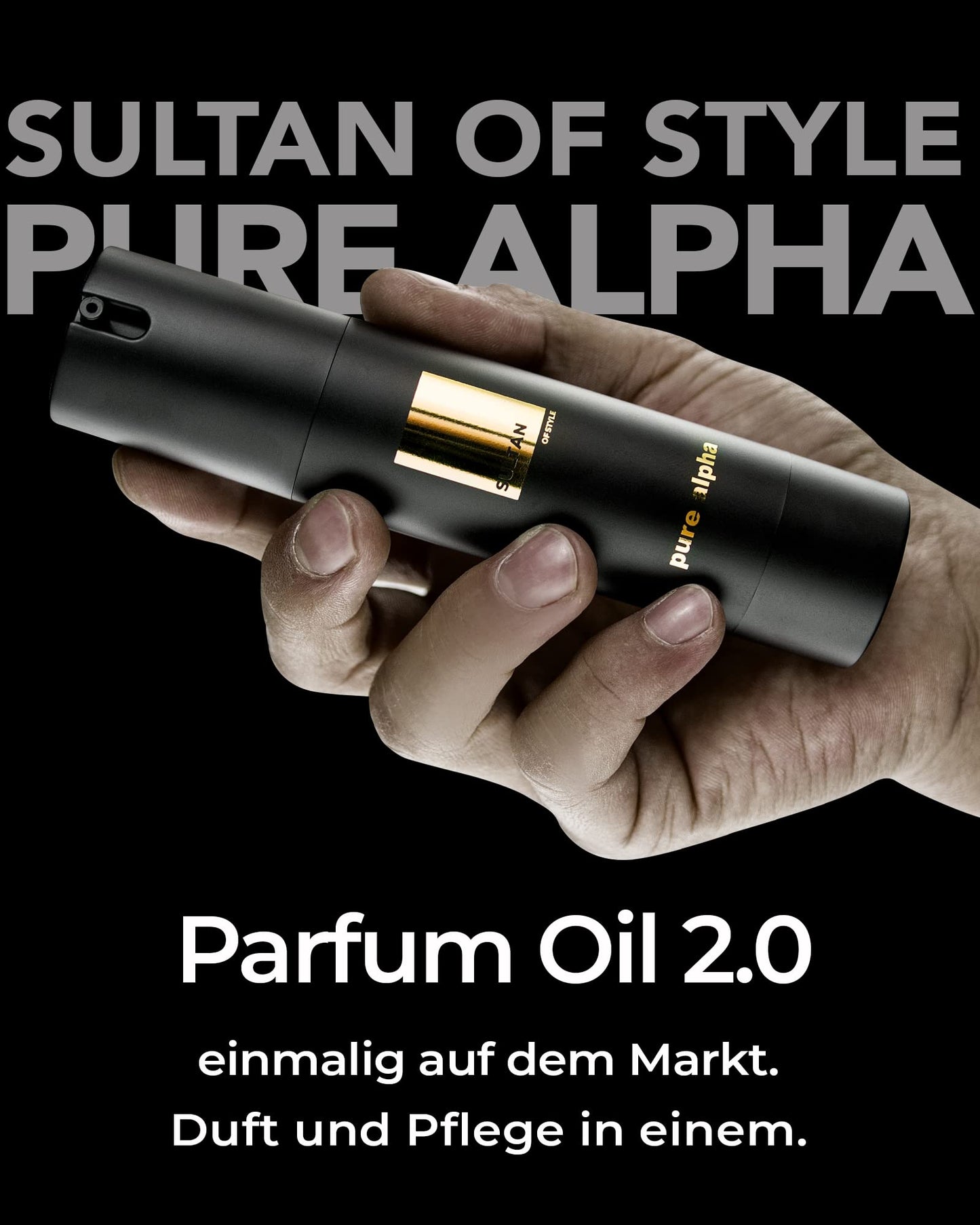 Sultan of Style 'Pure Alpha' Parfum Oil Herren | Würziger & Frischer Duft: 100% Alkoholfrei