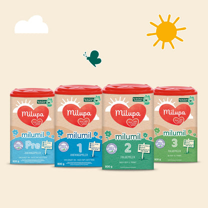 Milupa Milumil 2 Folgemilch (1x 800g) | Baby-Milchpulver nach dem 6. Monat