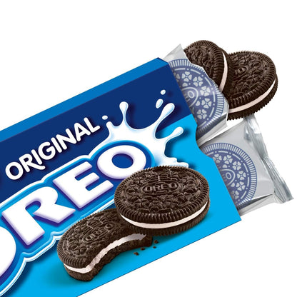 OREO Original (12x 176g): Crispy cocoa sandwich biscuit filled with cream filling