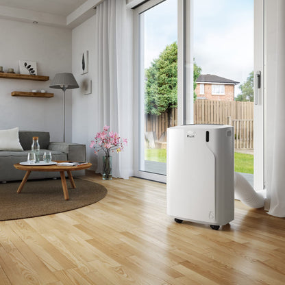 De'Longhi 'Pinguino' (PAC EM82) Portable Air Conditioner for Rooms up to 80m³ | 9,400 BTU, 2.4 kW