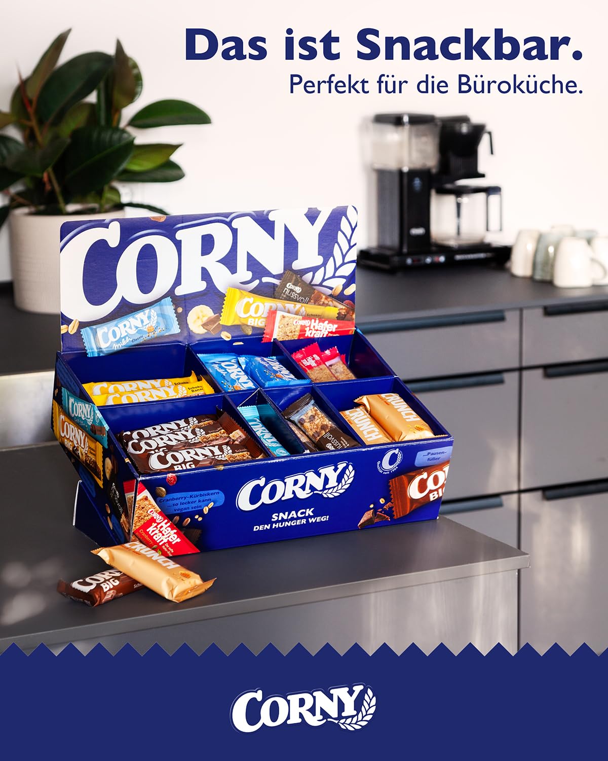 Corny Mix Box | Muesli, Oat, and Nut Bars Large Pack (75 Bars)