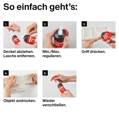 fischer mounting adhesive (Super Strong) for indoor and outdoor use | 300g: stone, concrete, enamel, ceramic, and much more...