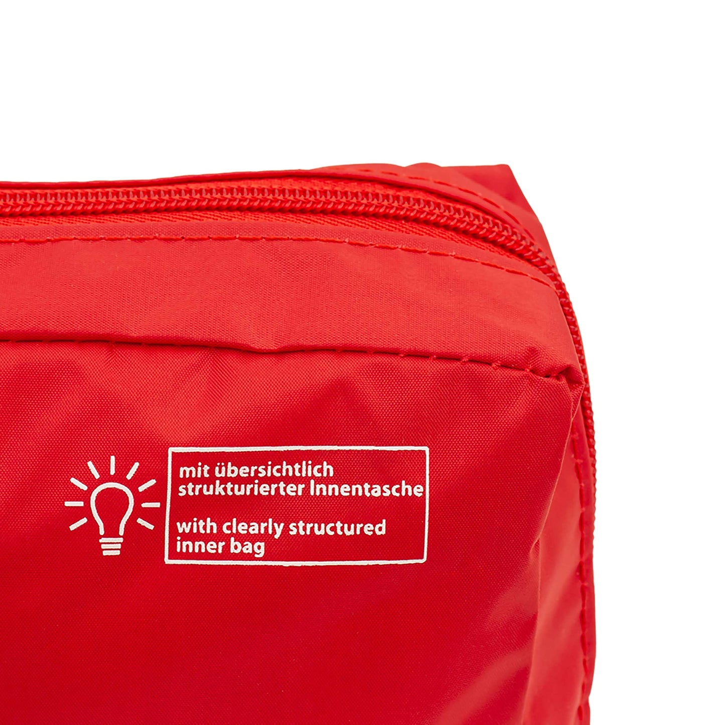 PETEX first aid kit made of nylon fabric: Contents according to DIN 13164 in red