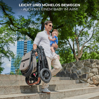 Kinderkraft ESME 3-in-1 multifunctional stroller: carrycot, stroller, Maxi-Cosi