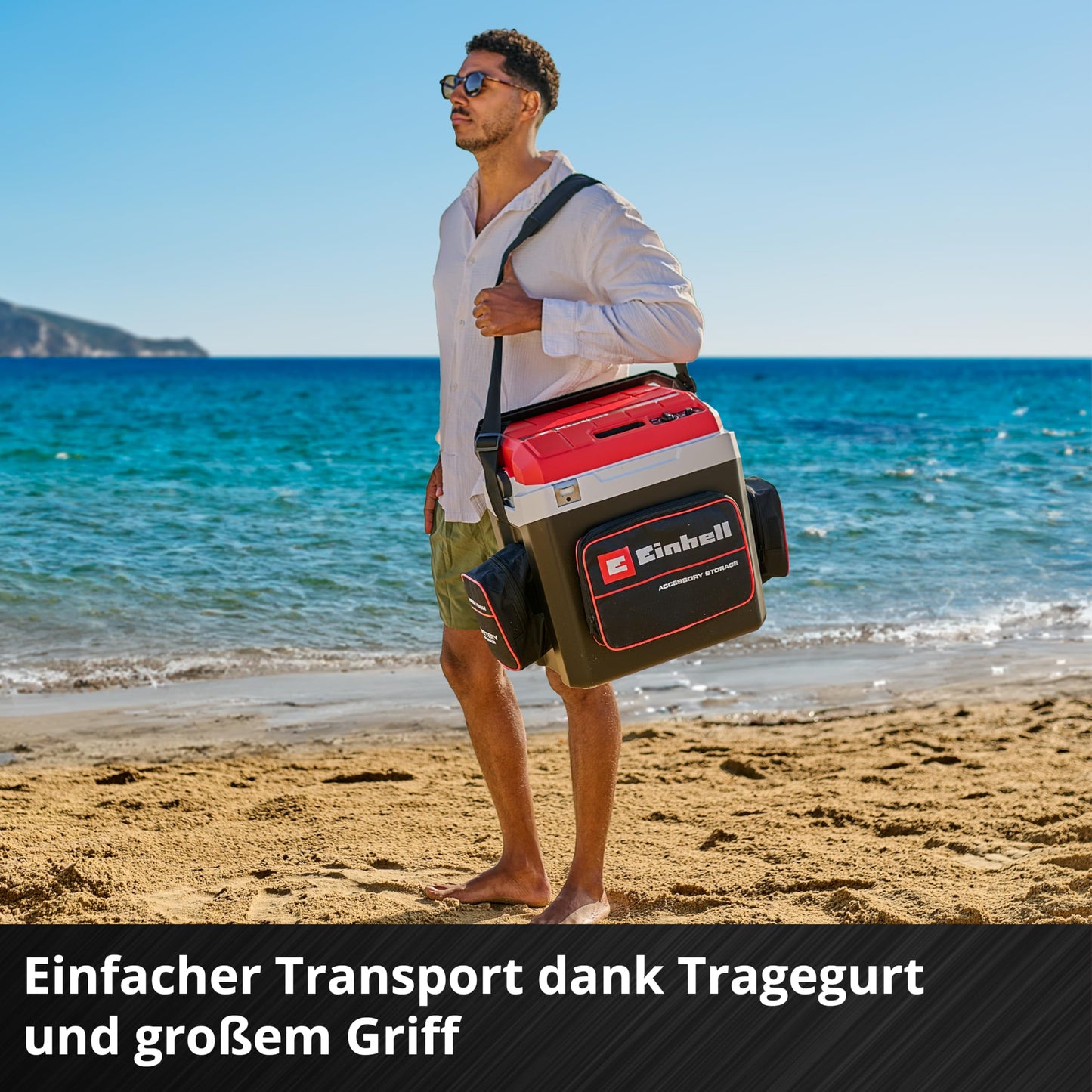 Einhell Akku-Kühlbox TE-COL 18/27 Li-Solo Power X-Change inkl. Taschen