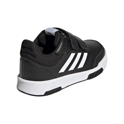 adidas 'Tensaur' Hook and Loop Laufschuhe für Kinder: Schwarz-Weiß