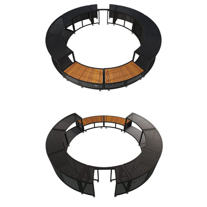 Casaria® Luxus Whirlpool-Verkleidung aus FSC®-zertifiziertem Eukalyptus-Hartholz