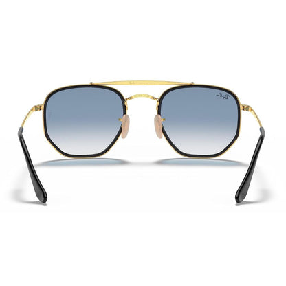Ray Ban 'RB3648M' Unisex Sonnenbrille: Gold-Retro-Style (Größe: 52mm)