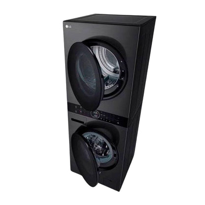 LG (WT1210BBF) Washtower: Washing Machine - 12 kg &amp; Dryer - 10 kg | Single Panel, WiFi, Black