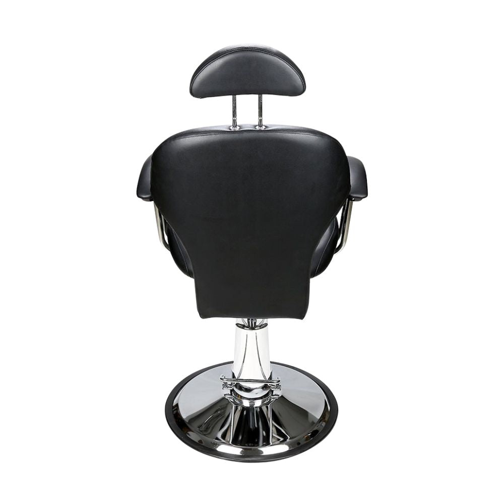 Barberpub Friseurstuhl | Hydraulisch, bis 135° kippbar mit Gasfeder-Sperre, 360° drehbar