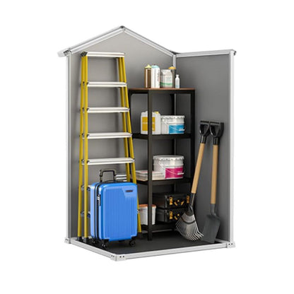 Keter Manor Gartenhaus (4x3) auch für kleine Gärten: Wetterfest, Kunststoff, Grau