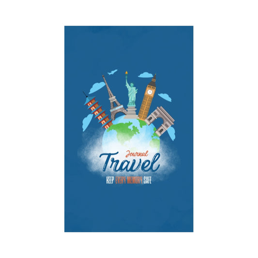 Travel Journal: Keep Every Memory Safe: 100 Pages - Lined - 6x9 | Ideal for Vacations